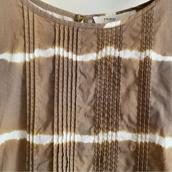 Anthropologie Corey Lynn Calter Brown Tie Dye Brigid Tunic Dress S - Picture 10 of 16
